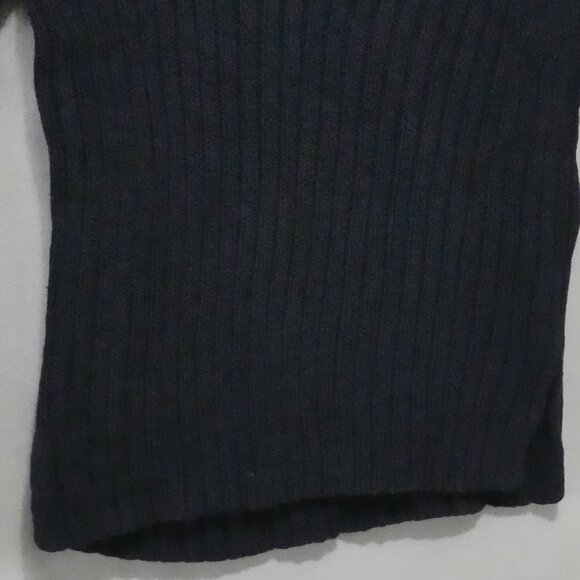 VTG POLO JEANS CO. Ralph Lauren | small | Navy Ribbed Patriotic USA Flag Sweater - Picture 15 of 16